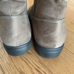 moonstar eve 22.5EEE ファー付き　ハーフブーツの画像