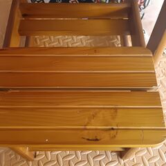 折り畳みステップチェア　2段 椅子　踏み台　玄関チェア　折りたたみ可能の画像