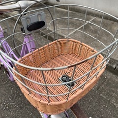 子供用 自転車 20インチ フェリークJr.BAA200HD-K パープル　紫色 女の子用 変速なし 泥除けあり シティサイクル　キッズ　アサヒサイクルの画像