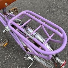 子供用 自転車 20インチ フェリークJr.BAA200HD-K パープル　紫色 女の子用 変速なし 泥除けあり シティサイクル　キッズ　アサヒサイクルの画像