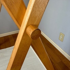 木製ハンガーラックの画像