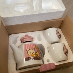 リラックマ　ティーポットセット　ピンク
　　　の画像