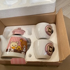 リラックマ　ティーポットセット　ピンク
　　　の画像
