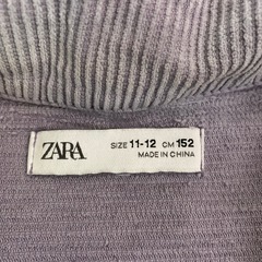 〈ZARA〉コーデュロイジャケット152㎝の画像