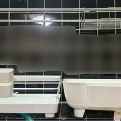 食器洗いかご　水切りかご　食器置きの画像