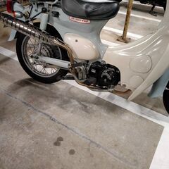 11/22㈯まで [実働] リトルカブFI 4速　38,000km　純正マフラー付きの画像