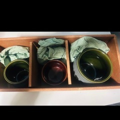 陶器　保存容器　調味料／小物入れ 製湯セット（3個)の画像