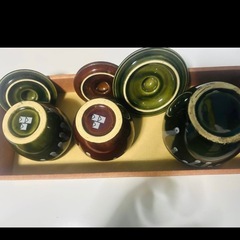 陶器　保存容器　調味料／小物入れ 製湯セット（3個)の画像