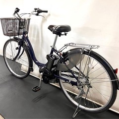 1年保証 送料無料　ヤマハ　パスチア　26インチ　紺色　電動アシスト自転車　g1120の画像