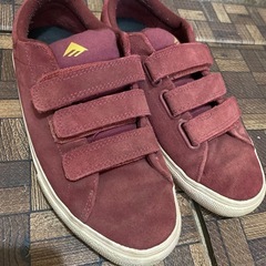 Emericaバーガンディ　ベルクロスニーカーの画像