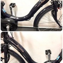 1年保証 送料無料　ブリヂストン　アシスタ　26インチ　茶色　電動アシスト自転車　g1120の画像