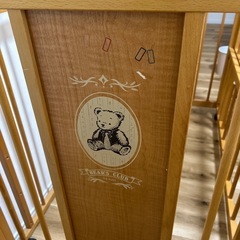 石崎家具 ベビーベッド スリーピー ベアーズクラブの画像