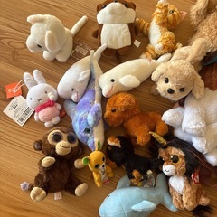 動物ぬいぐるみの画像