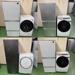 設置まで対応　日立大型冷蔵庫　日立ドラム式洗濯機セット の画像