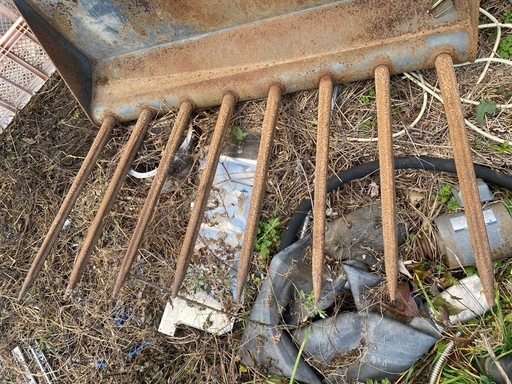 マニアフォーク ドッキング ローダー用 フロントローダ 三陽機械　幅132cm 爪の長さ71cm