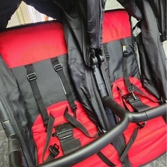 👶２人乗りベビーカーの画像