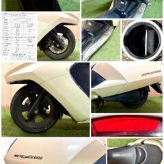 【動画あり】★ヤマハ マグザム250★ 実動 人気車種 SG17J型 ベージュ FI インジェクション 水冷 4サイクル フュージョン ジェンマ 松本市の画像