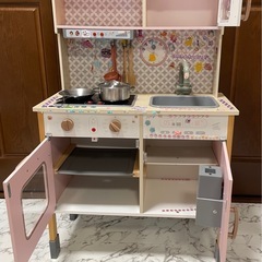 ⭐️おもちゃキッチン　ピンク　さしあげますの画像