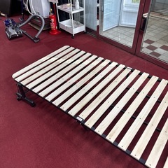 超美品折りたたみシングルベッドの画像