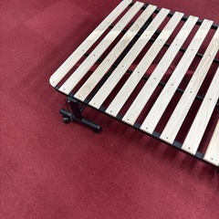 超美品折りたたみシングルベッドの画像
