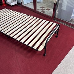 超美品折りたたみシングルベッドの画像