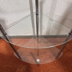 ラック　ガラスラックの画像