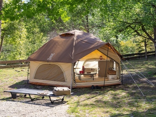 【DOD】でかキノコテント しいたけ（ブラウン）