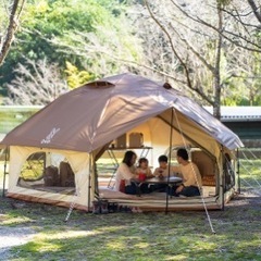 【DOD】でかキノコテント しいたけ（ブラウン）の画像