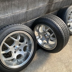 ＮＫＢ　深リム8J×16 205/50R16 PCD100 ＋35 の画像