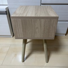 サイドテーブル　木製　の画像