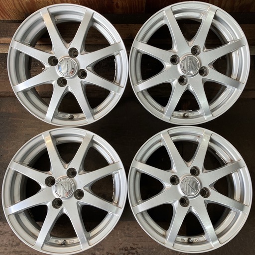 アルミホイール14インチ5.5J 4本／100-4H +39／LAPORTA A4985