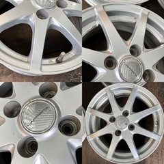 アルミホイール14インチ5.5J 4本／100-4H +39／LAPORTA A4985
の画像