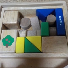 さしあげます。積み木の画像