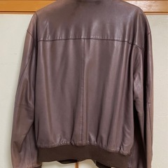 パパスレザーブルゾン(L)の画像