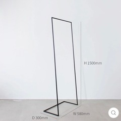 KANADEMONO アイアンハンガーラック ミニマル アート ハンガーラックの画像