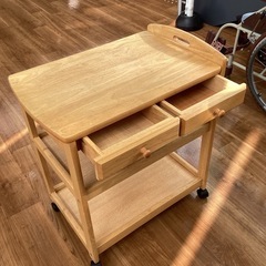 キッチンワゴン【町田市再生家具】　1119の画像