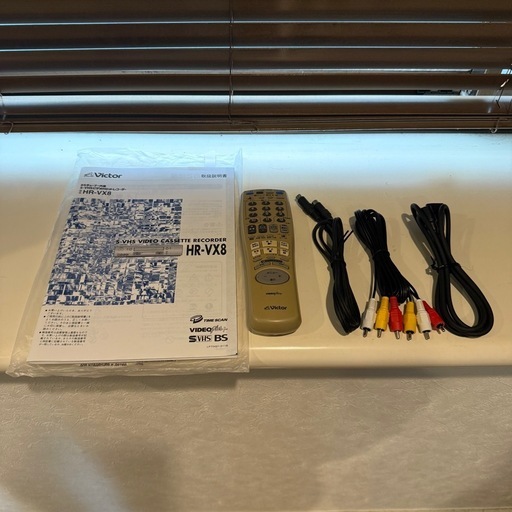 【再生可能】Victor HR-VX8 ビデオカセットレコーダー ビクター