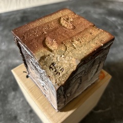 萩焼　花入　羽多野英生作　共箱　羽多野指月窯の画像