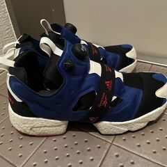 インスタポンプフューリー ブースト / INSTAPUMP FURY BOOST （ブルー） Reebok(リーボック) × adidas(アディダス) スニーカー 26㎝ 箱無の画像