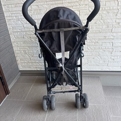 Jeep B型 ベビーカー 折りたたみ式 バギー　ブラックの画像