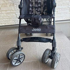 Jeep B型 ベビーカー 折りたたみ式 バギー　ブラックの画像