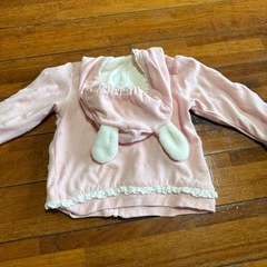 クラクール80センチ女の子パーカ備品の画像