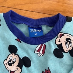 新品　90ミッキートレーナー（裏起毛）　ジーンズの画像
