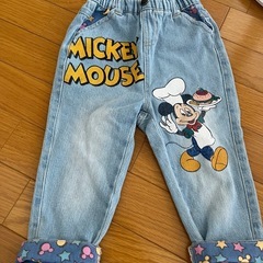 新品　90ミッキートレーナー（裏起毛）　ジーンズの画像