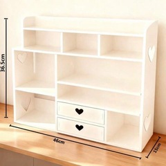 デスク 周り 収納 セットの画像