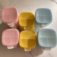 ダイソー 仕切れる離乳食パック 21個セットの画像