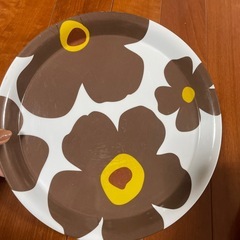 花柄　お盆　おぼん　トレー　キッチン　の画像