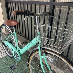 🔹シティサイクル 6段、オートライト ほぼ新車✨定価 : 35,800円の画像