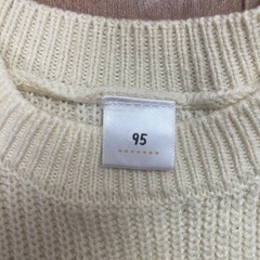 【95】ロングニット　子供服の画像