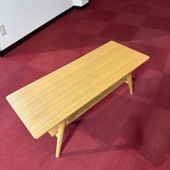 美品ニトリセンターテーブルの画像